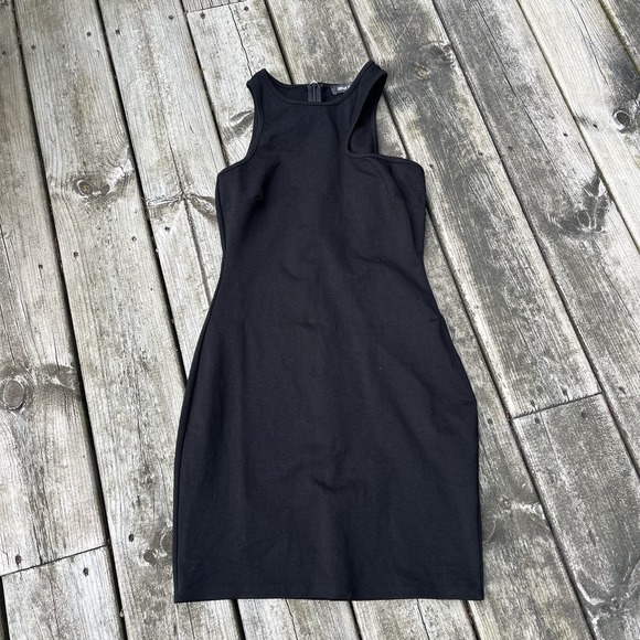 Urban Outfitters Asymmetrical Black Dress Small‎ - Picture 2 of 5